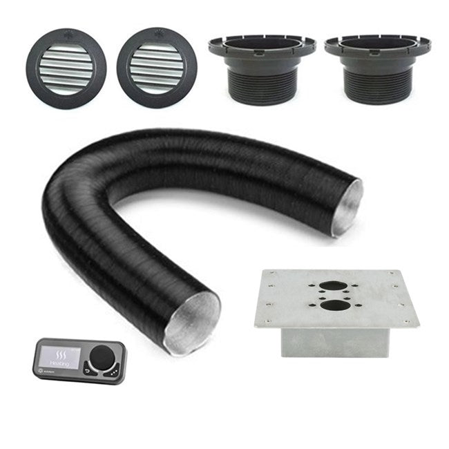 Autoterm 4Kw Diesel Heater Kit, 1 Outlet