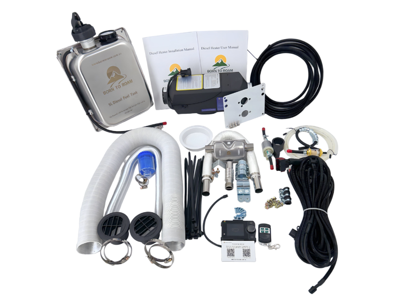 Born To Roam 2Kw Diesel Heater Kit with Bluetooth