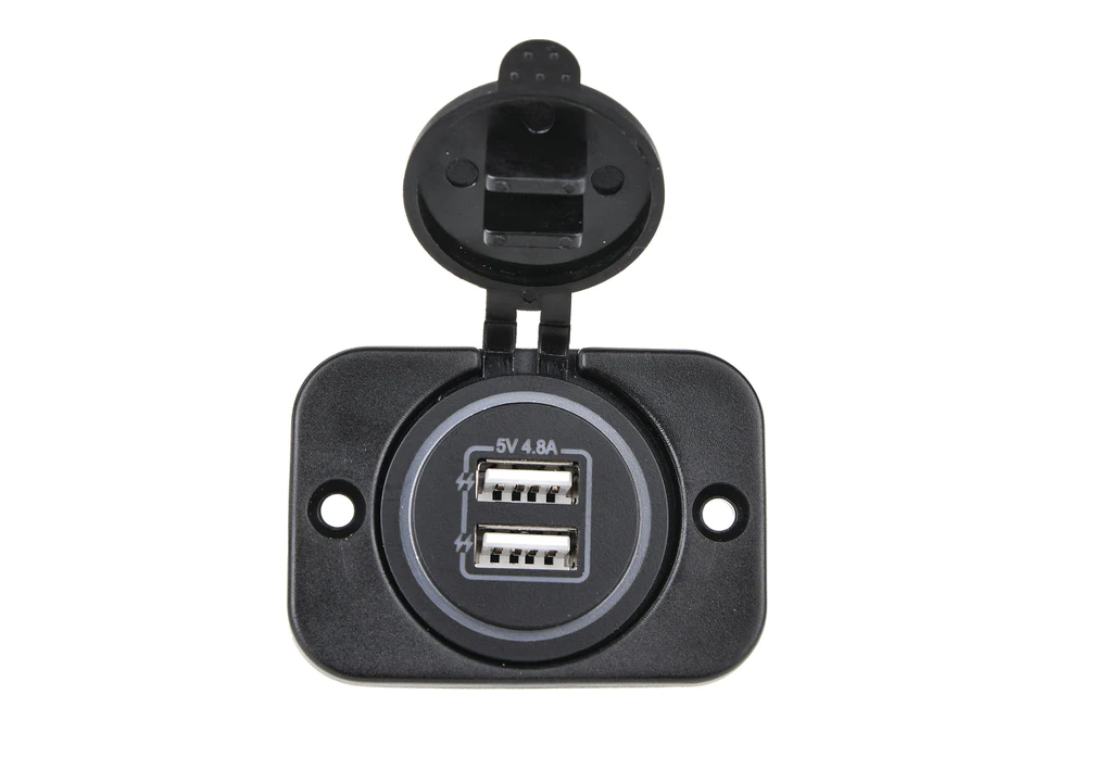 Double USB Socket 12/24V