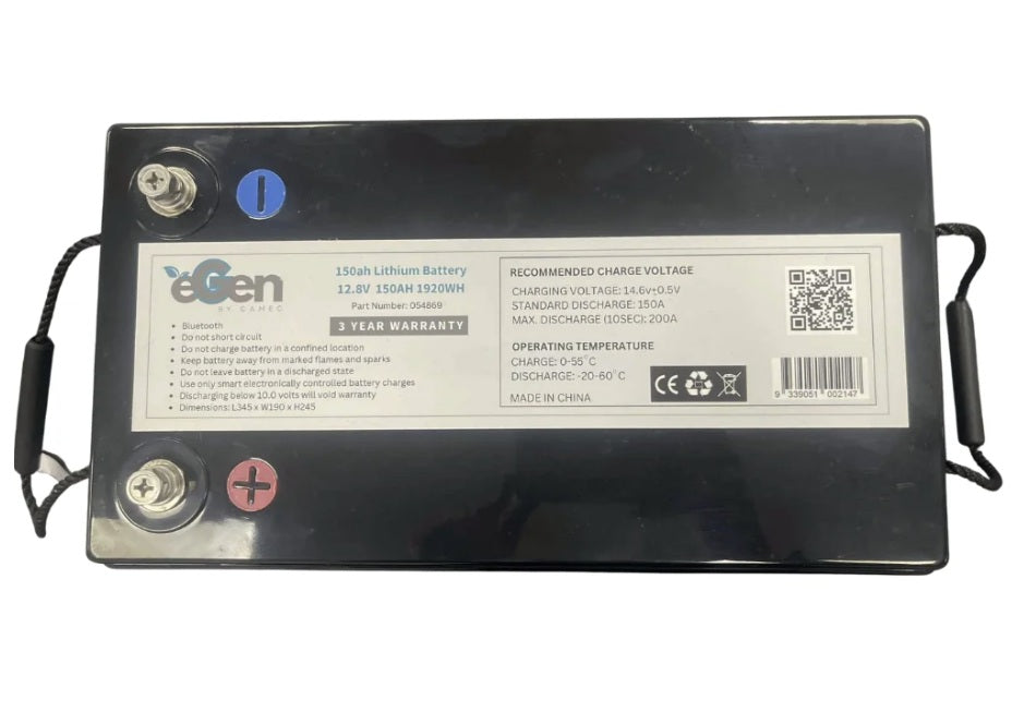 Egen 150Ah Lithium Battery with Bluetooth