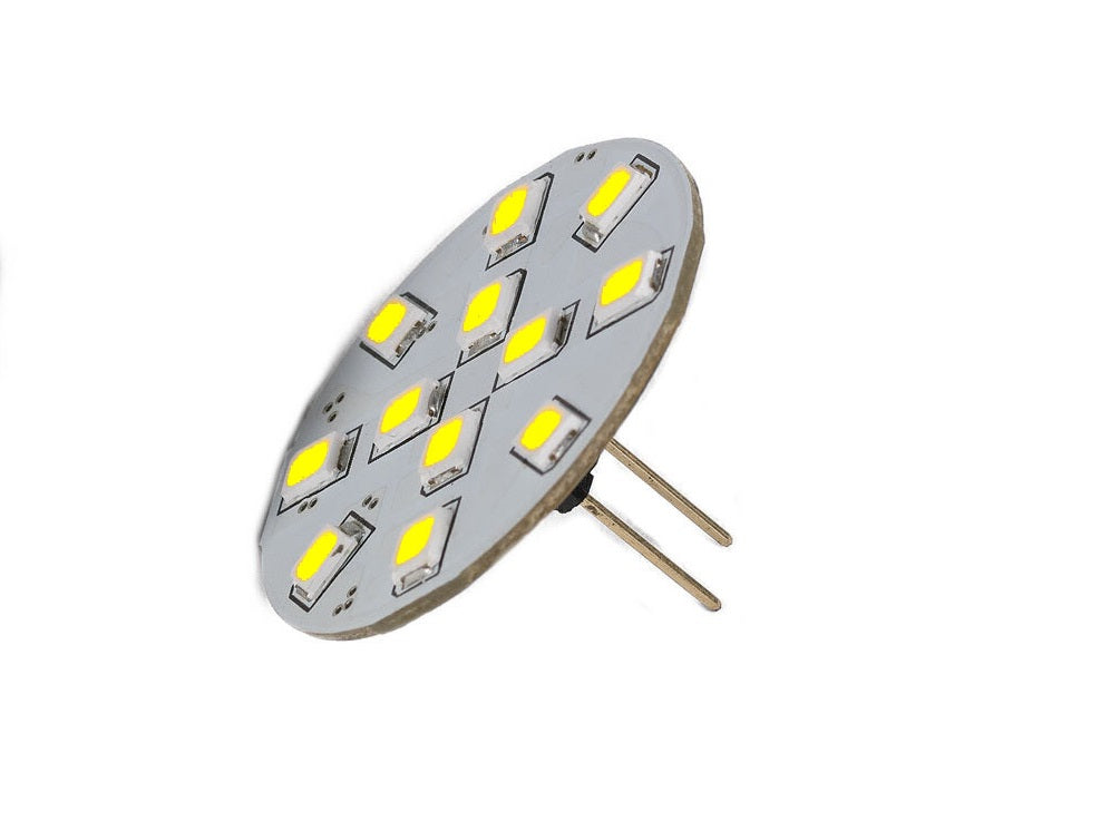 G4 12 LED Cool White, Rear Pin