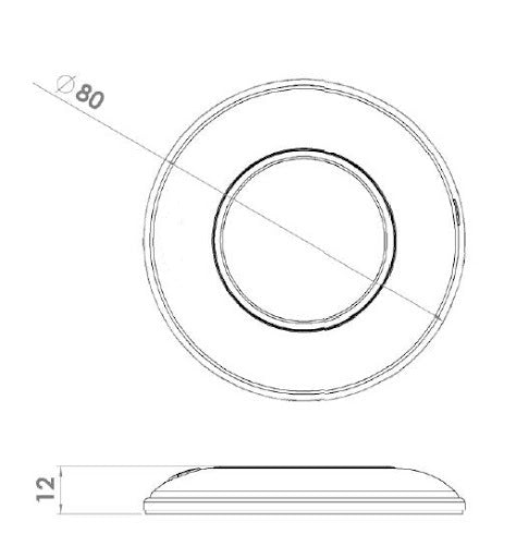 Cool White LED Interior Light, Unswitched