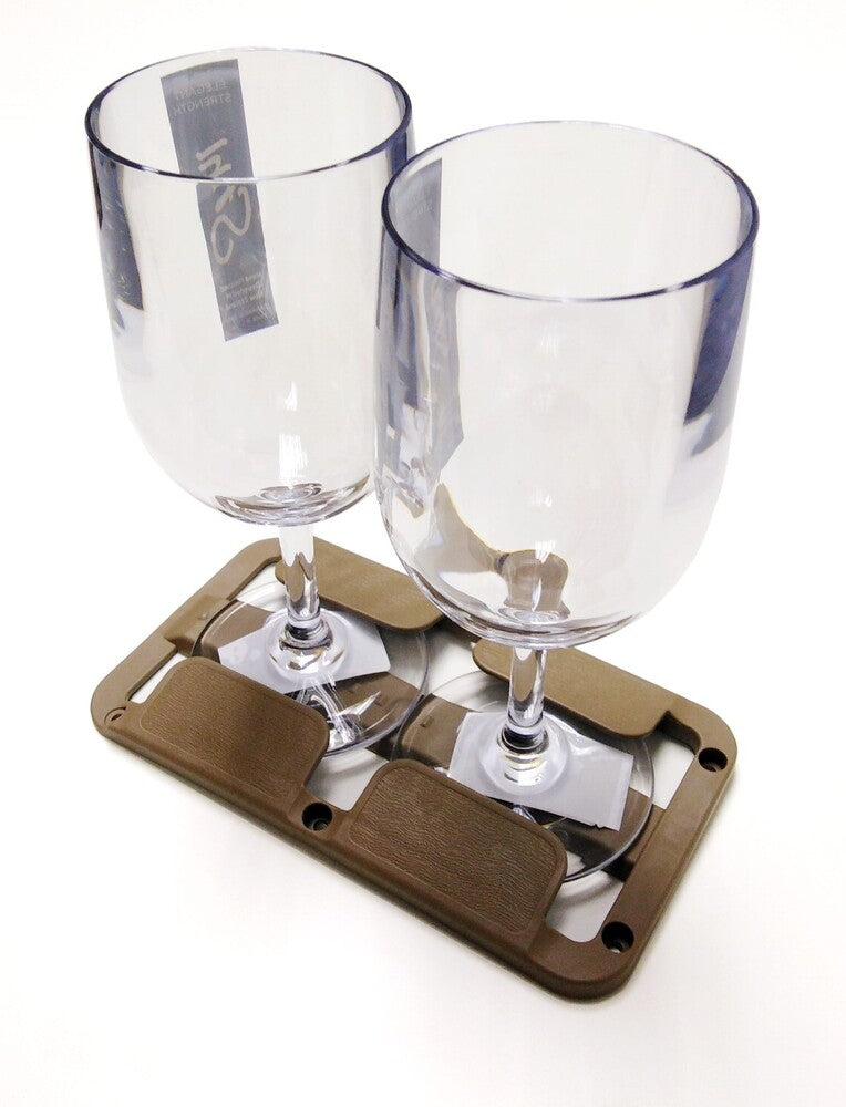 Froli Wine Glass Holder Pair, Beige