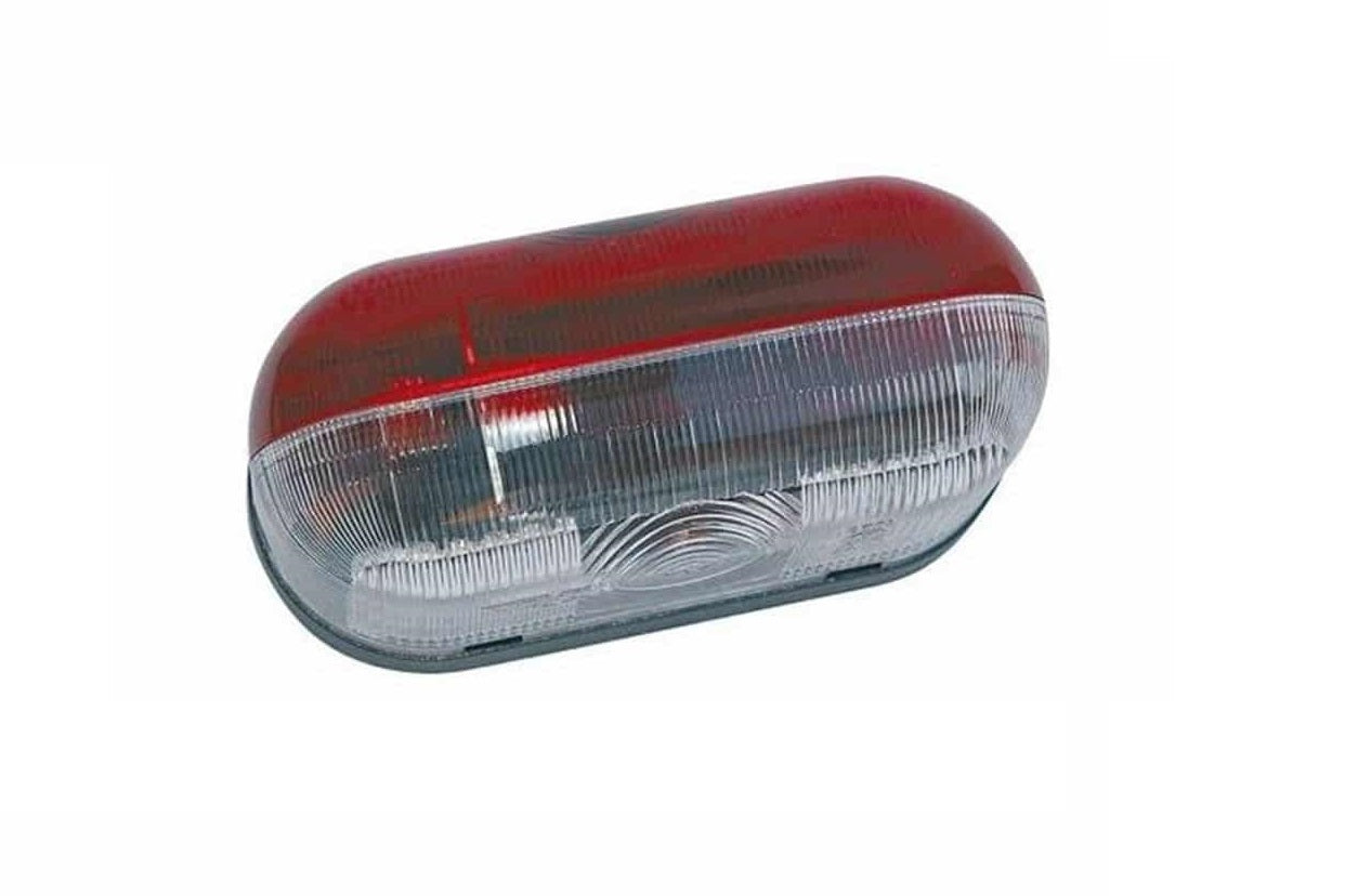 Jokon Red/Clear Side Marker Light Rounded