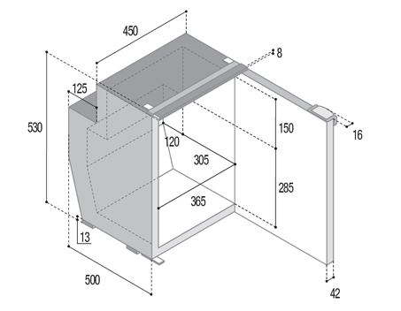 Vitrifrigo C62I 62L 12/24V Fridge