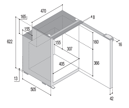 Vitrifrigo C90I 90L 12/24V Fridge