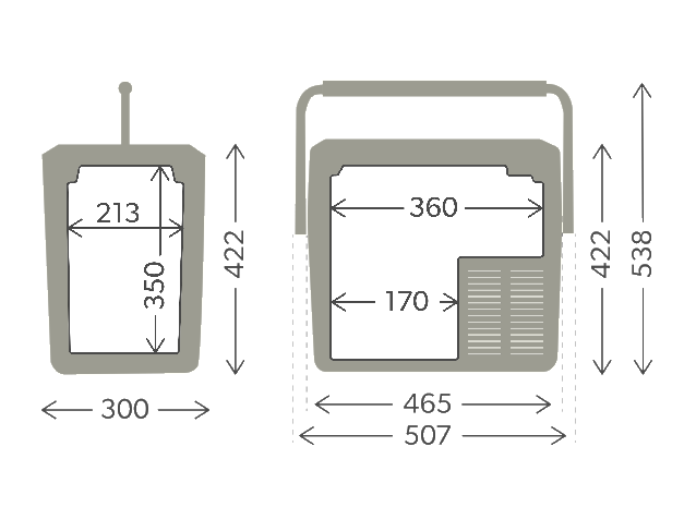 Dometic CFF18 19L Portable Fridge or Freezer 12/24/240V