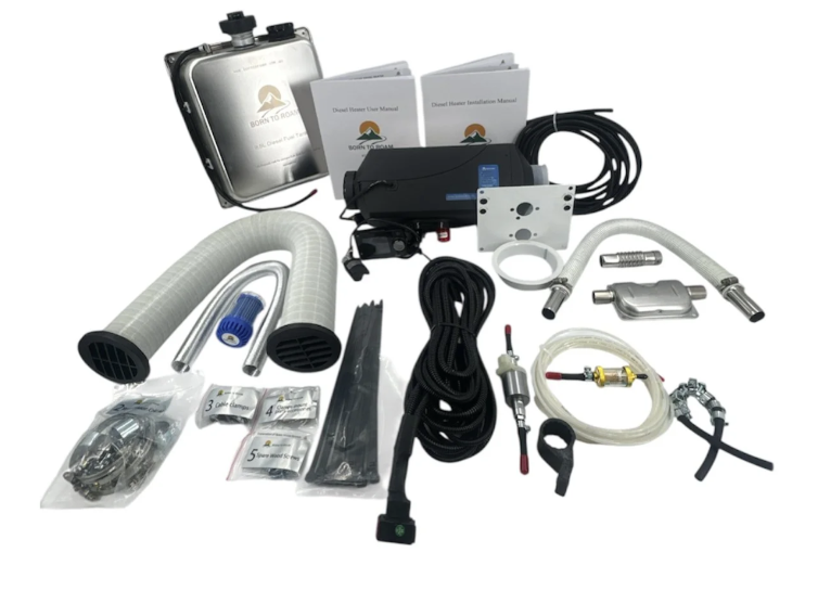 Born To Roam 5Kw Diesel Heater Kit with Bluetooth