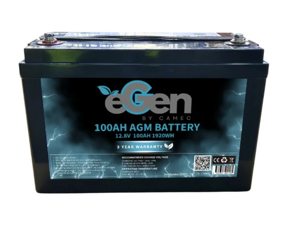 Egen 100Ah AGM Battery