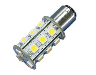Bayonet Parallel Pin 18 LED Double Contact, Cool White