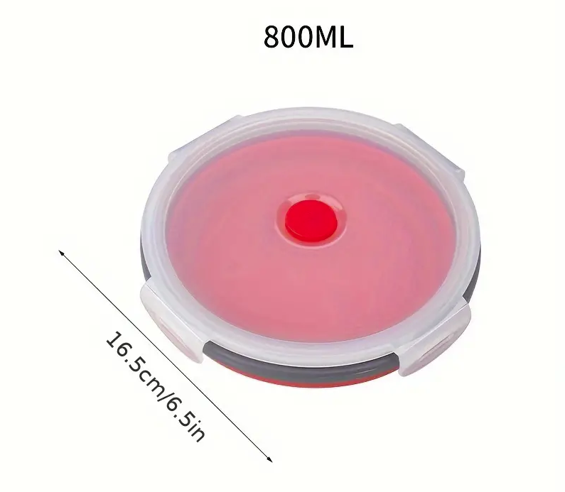 Round Pop Up Storage Bowl 800ml