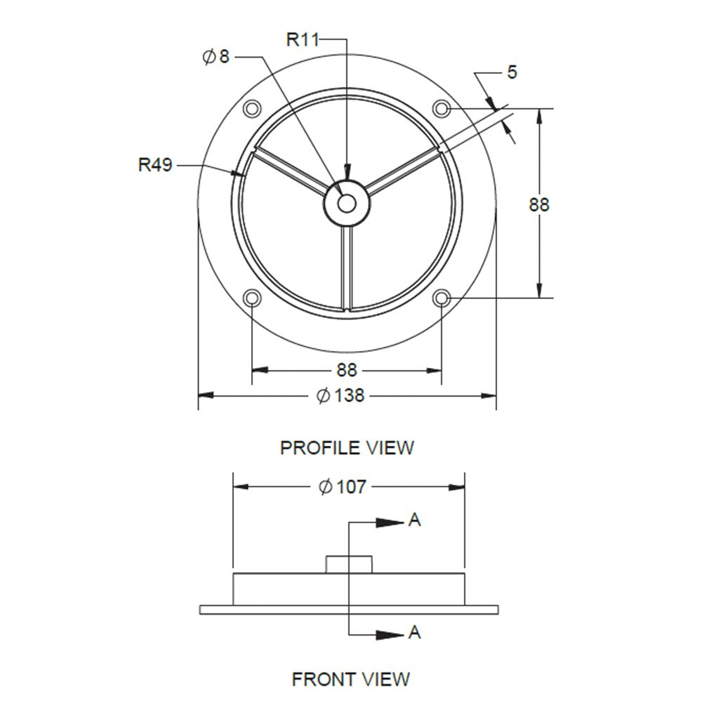 Plastic Rotary Vent