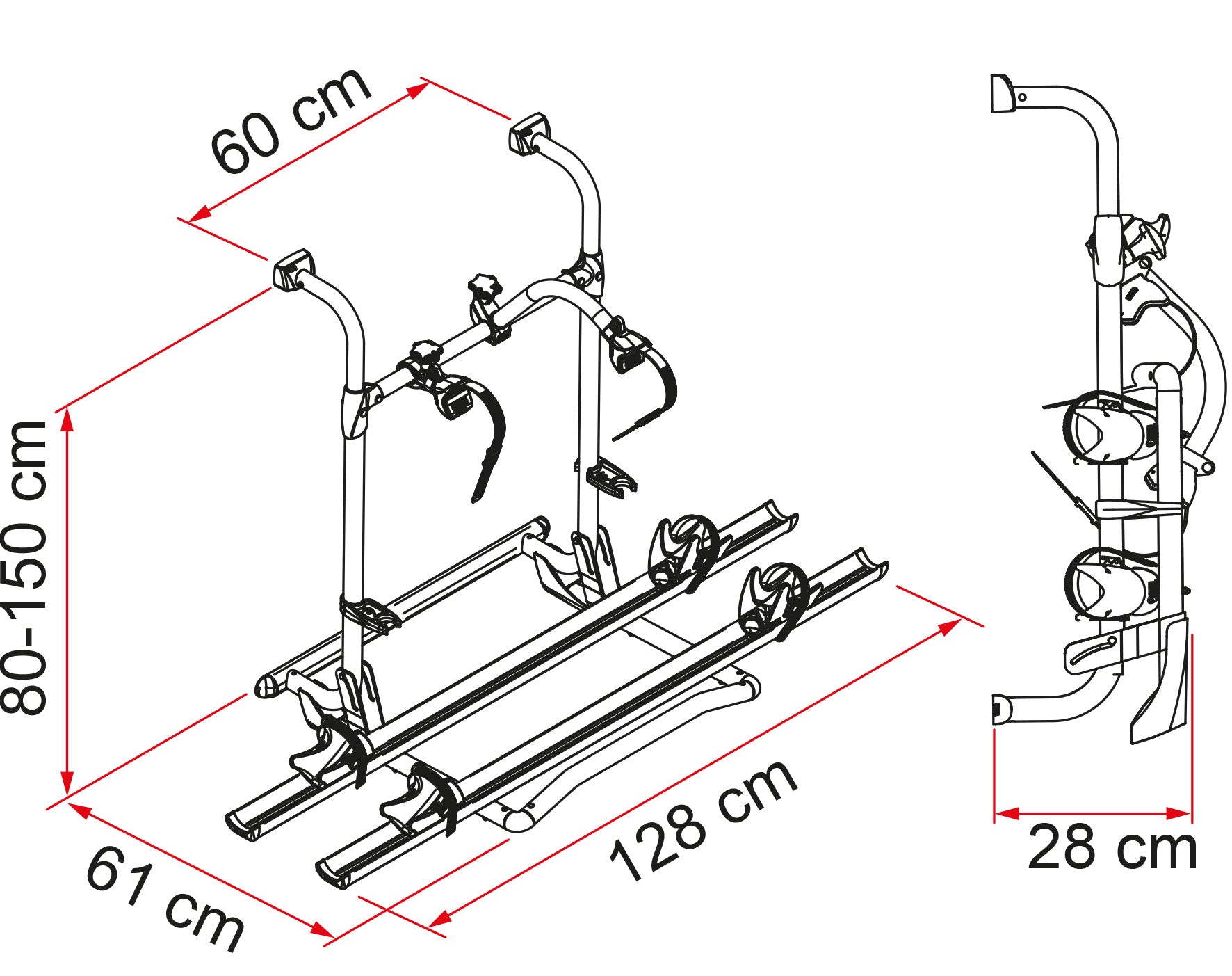 Fiamma e best sale bike rack