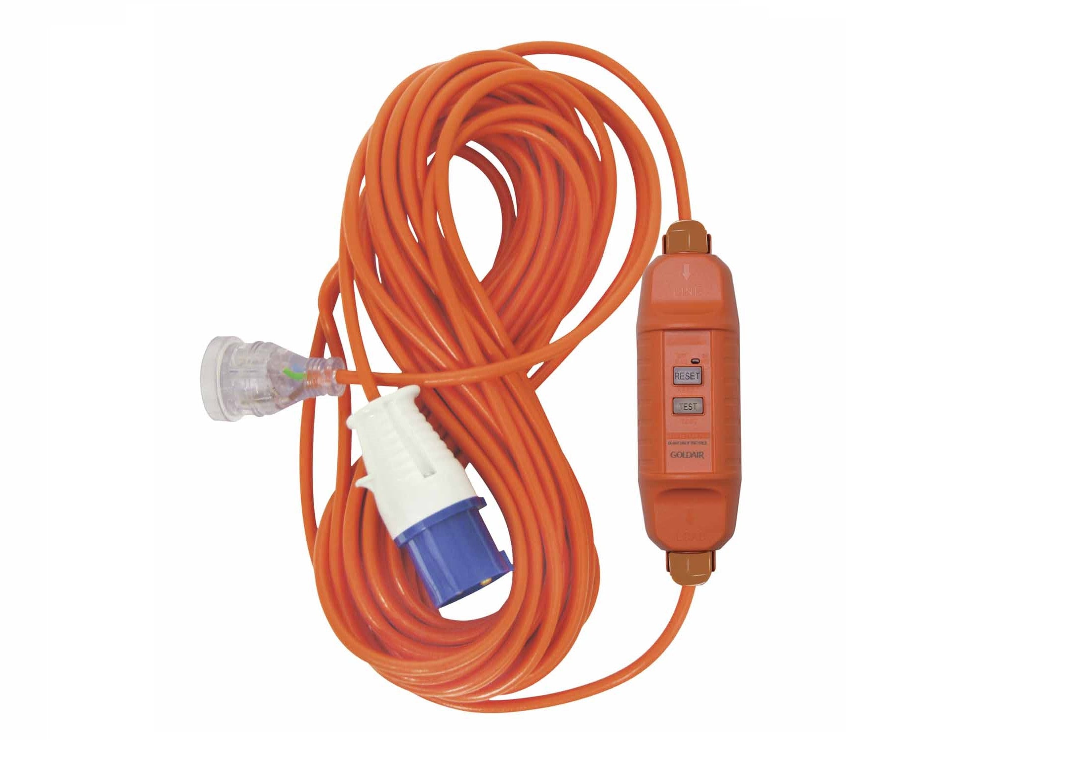 240v Rcd 15 Metre 240V Tent Lead, RCD Protected – Gipsy Caravans
